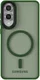 Samsung Galaxy S25 Edge Hoesje met MagSafe Back Cover Matte Groen afbeelding 4