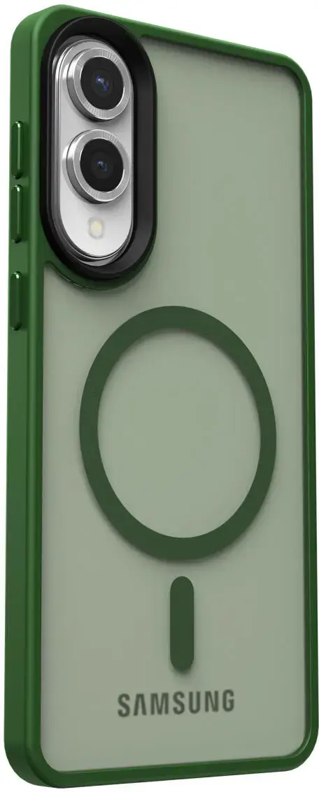 Samsung Galaxy S25 Edge Hoesje met MagSafe Back Cover Matte Groen afbeelding 13
