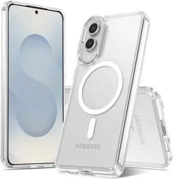 Samsung Galaxy S25 Edge Hoesje Hard Back Cover met MagSafe Transparant