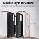 Samsung Galaxy S25 Edge Hoesje Dual-Layer Hybride met MagSafe / Qi2 Zwart afbeelding 3