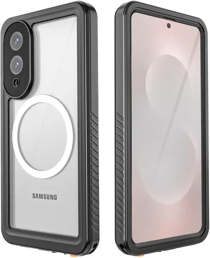 SBG Outdoor Case Samsung Galaxy S25 Edge Waterdicht met MagSafe / Qi2 Zwart afbeelding 2