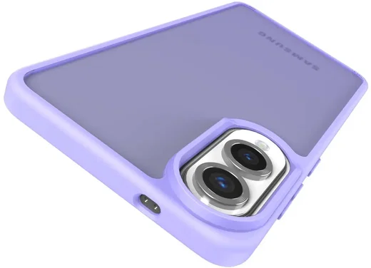Samsung Galaxy S25 Edge Hoesje Back Cover Matte Paars afbeelding 4