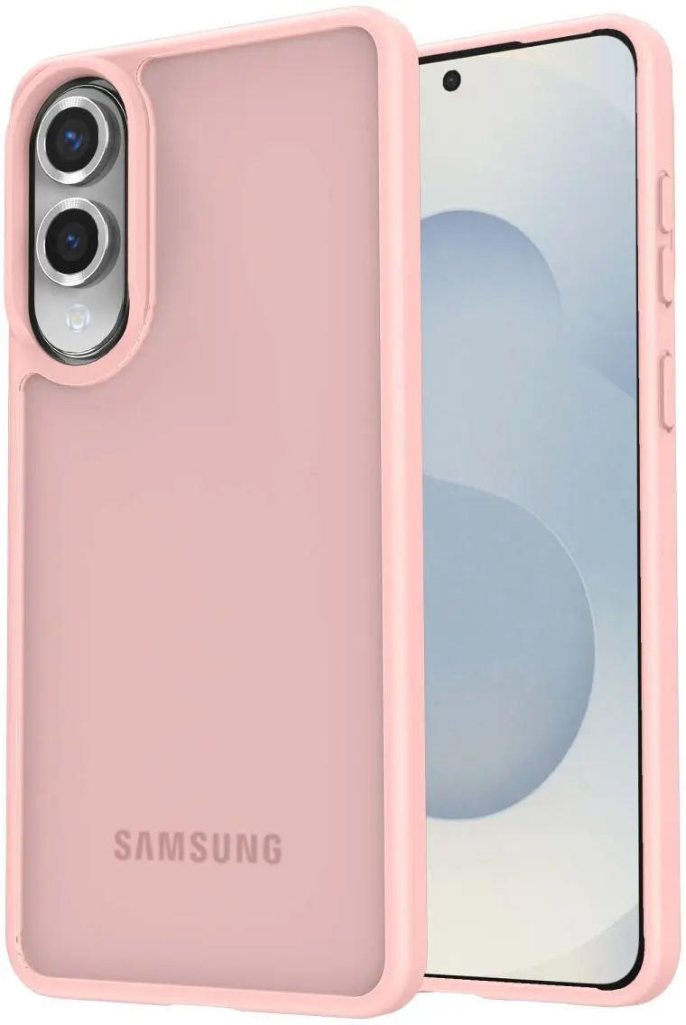 Samsung Galaxy S25 Edge Hoesje Back Cover Matte Roze afbeelding 1