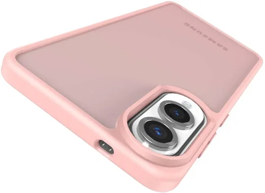 Samsung Galaxy S25 Edge Hoesje Back Cover Matte Roze afbeelding 4