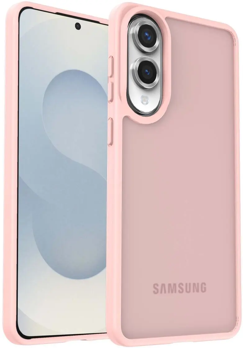 Samsung Galaxy S25 Edge Hoesje Back Cover Matte Roze afbeelding 9