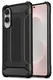 Samsung Galaxy S25 Edge Hoesje Shock Proof Hybride Back Cover Zwart afbeelding 2