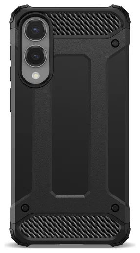 Samsung Galaxy S25 Edge Hoesje Shock Proof Hybride Back Cover Zwart afbeelding 4