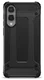 Samsung Galaxy S25 Edge Hoesje Shock Proof Hybride Back Cover Zwart afbeelding 4