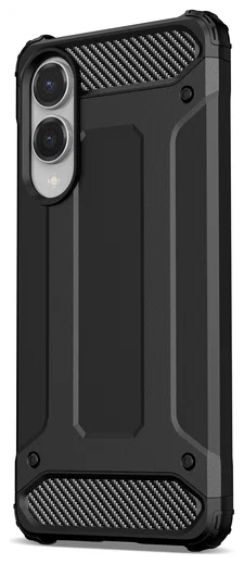 Samsung Galaxy S25 Edge Hoesje Shock Proof Hybride Back Cover Zwart afbeelding 8