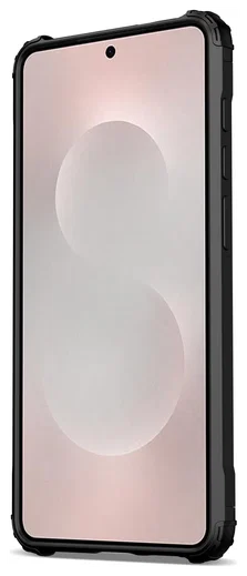 Samsung Galaxy S25 Edge Hoesje Shock Proof Hybride Back Cover Zwart afbeelding 9