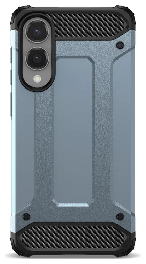 Samsung Galaxy S25 Edge Hoesje Shock Proof Hybride Back Cover Blauw afbeelding 4