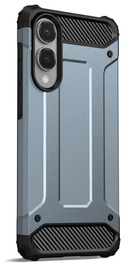 Samsung Galaxy S25 Edge Hoesje Shock Proof Hybride Back Cover Blauw afbeelding 5