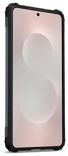 Samsung Galaxy S25 Edge Hoesje Shock Proof Hybride Back Cover Blauw afbeelding 6