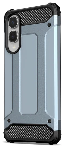 Samsung Galaxy S25 Edge Hoesje Shock Proof Hybride Back Cover Blauw afbeelding 7