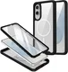 Samsung Galaxy S25 Edge Hoesje Full Protect 360° Cover met MagSafe / Qi2 Zwart afbeelding 1