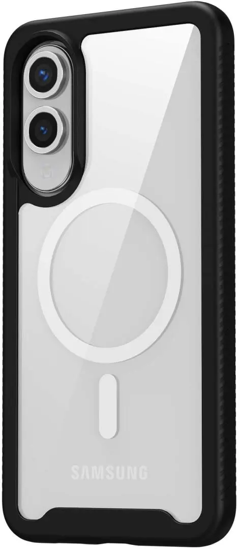 Samsung Galaxy S25 Edge Hoesje Full Protect 360° Cover met MagSafe / Qi2 Zwart afbeelding 5