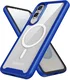 Samsung Galaxy S25 Edge Hoesje Full Protect 360° Cover met MagSafe / Qi2 Blauw afbeelding 4