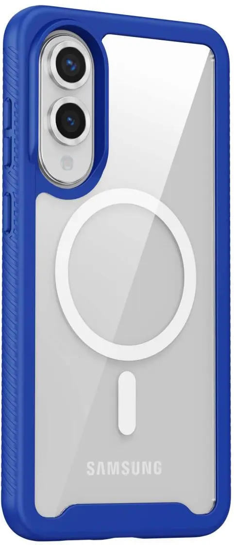 Samsung Galaxy S25 Edge Hoesje Full Protect 360° Cover met MagSafe / Qi2 Blauw afbeelding 6