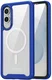 Samsung Galaxy S25 Edge Hoesje Full Protect 360° Cover met MagSafe / Qi2 Blauw afbeelding 7