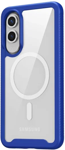 Samsung Galaxy S25 Edge Hoesje Full Protect 360° Cover met MagSafe / Qi2 Blauw afbeelding 8