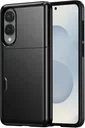 Samsung Galaxy S25 Edge Hoesje met Slider Kaarthouder Back Cover Zwart