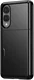 Samsung Galaxy S25 Edge Hoesje met Slider Kaarthouder Back Cover Zwart afbeelding 6