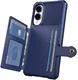 Samsung Galaxy S25 Edge TPU Back Cover met Kunstleren Wallet Blauw afbeelding 9