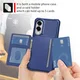Samsung Galaxy S25 Edge TPU Back Cover met Kunstleren Wallet Blauw afbeelding 6