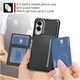 Samsung Galaxy S25 Edge Hoesje 3-in-1 Pasjes Portemonnee Back Cover Zwart afbeelding 4