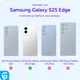Samsung Galaxy S25 Edge TPU Back Cover met Kunstleren Wallet Zwart afbeelding 3