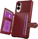 Samsung Galaxy S25 Edge Hoesje 3-in-1 Pasjes Portemonnee Back Cover Rood afbeelding 2