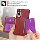 Samsung Galaxy S25 Edge Hoesje 3-in-1 Pasjes Portemonnee Back Cover Rood afbeelding 4