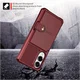 Samsung Galaxy S25 Edge Hoesje 3-in-1 Pasjes Portemonnee Back Cover Rood afbeelding 5
