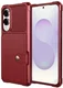 Samsung Galaxy S25 Edge TPU Back Cover met Kunstleren Wallet Rood afbeelding 2