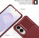 Samsung Galaxy S25 Edge TPU Back Cover met Kunstleren Wallet Rood afbeelding 7