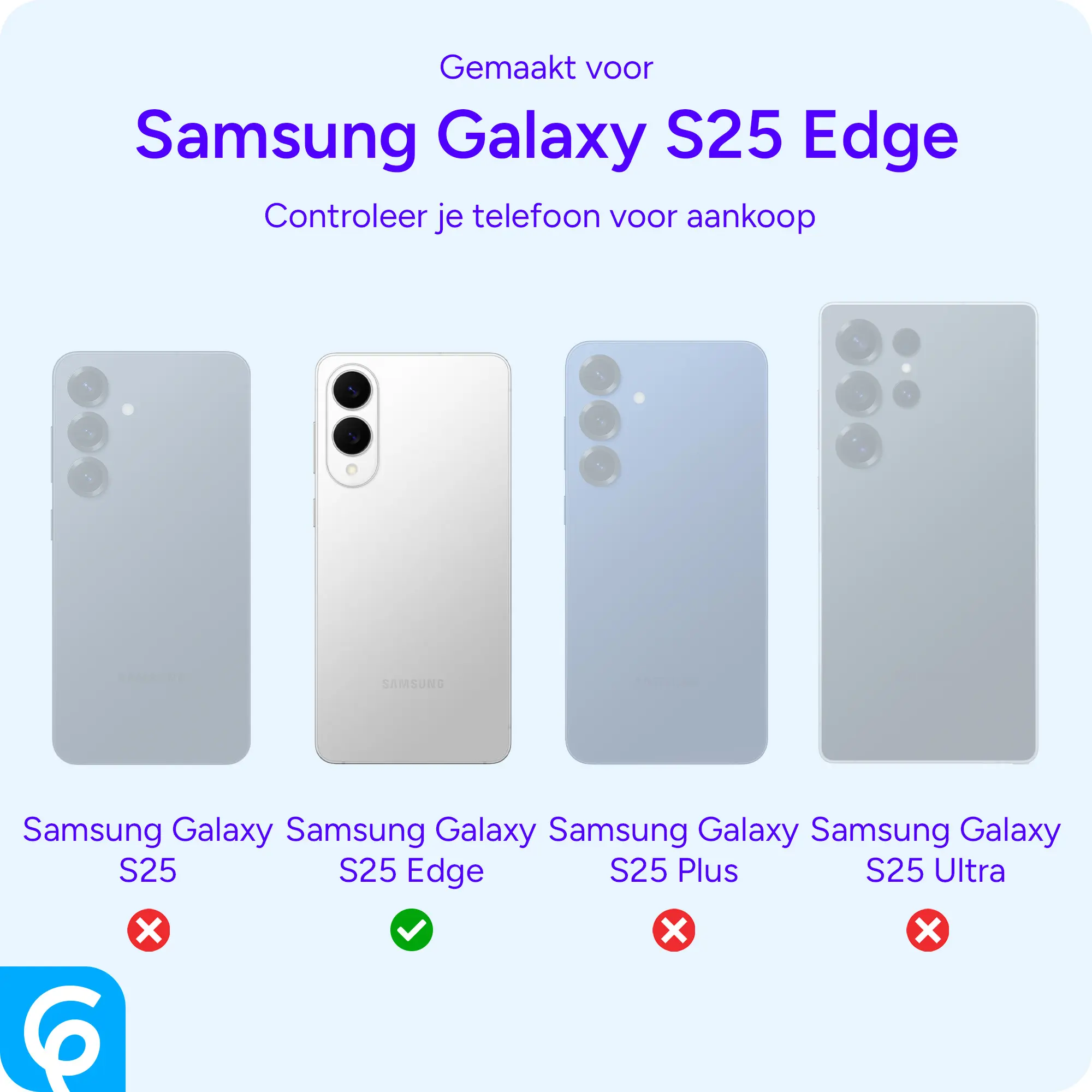 Samsung Galaxy S25 Edge TPU Back Cover met Kunstleren Wallet Rood afbeelding 3
