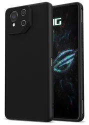 Asus ROG Phone 9 / 9 Pro Hoesje Dun TPU Back Cover Matte Zwart afbeelding