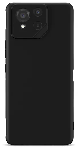 Asus ROG Phone 9 / 9 Pro Hoesje Dun TPU Back Cover Matte Zwart afbeelding 2