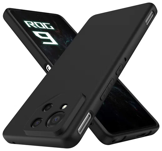 Asus ROG Phone 9 / 9 Pro Hoesje Dun TPU Back Cover Matte Zwart afbeelding 3