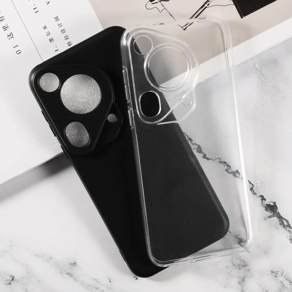 Huawei Pura 70 Ultra Hoesje Dun TPU Back Cover Transparant afbeelding 2