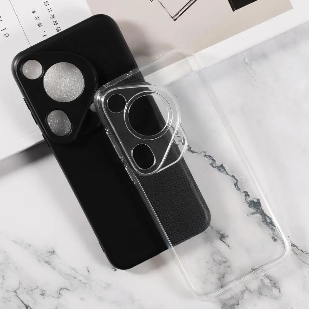 Huawei Pura 70 Ultra Hoesje Dun TPU Back Cover Transparant afbeelding 3