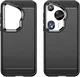 Huawei Pura 70 Ultra Hoesje Geborsteld TPU Flexibele Back Cover Zwart afbeelding 2