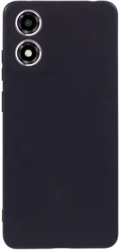 Motorola Moto E14 Hoesje Dun TPU Back Cover Matte Zwart