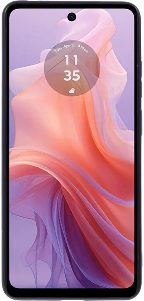 Motorola Moto E14 Hoesje Dun TPU Back Cover Matte Zwart afbeelding 3