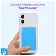 Motorola Moto E14 Hoesje Dun TPU met Pasjeshouder Back Cover Transparant afbeelding 2