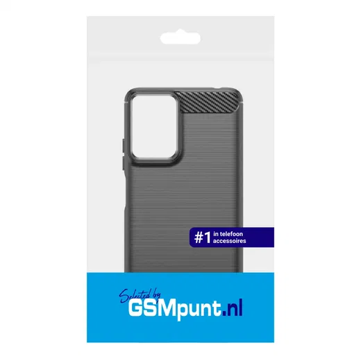 Motorola Moto E14 Hoesje Geborsteld TPU Flexibele Back Cover Zwart afbeelding 10