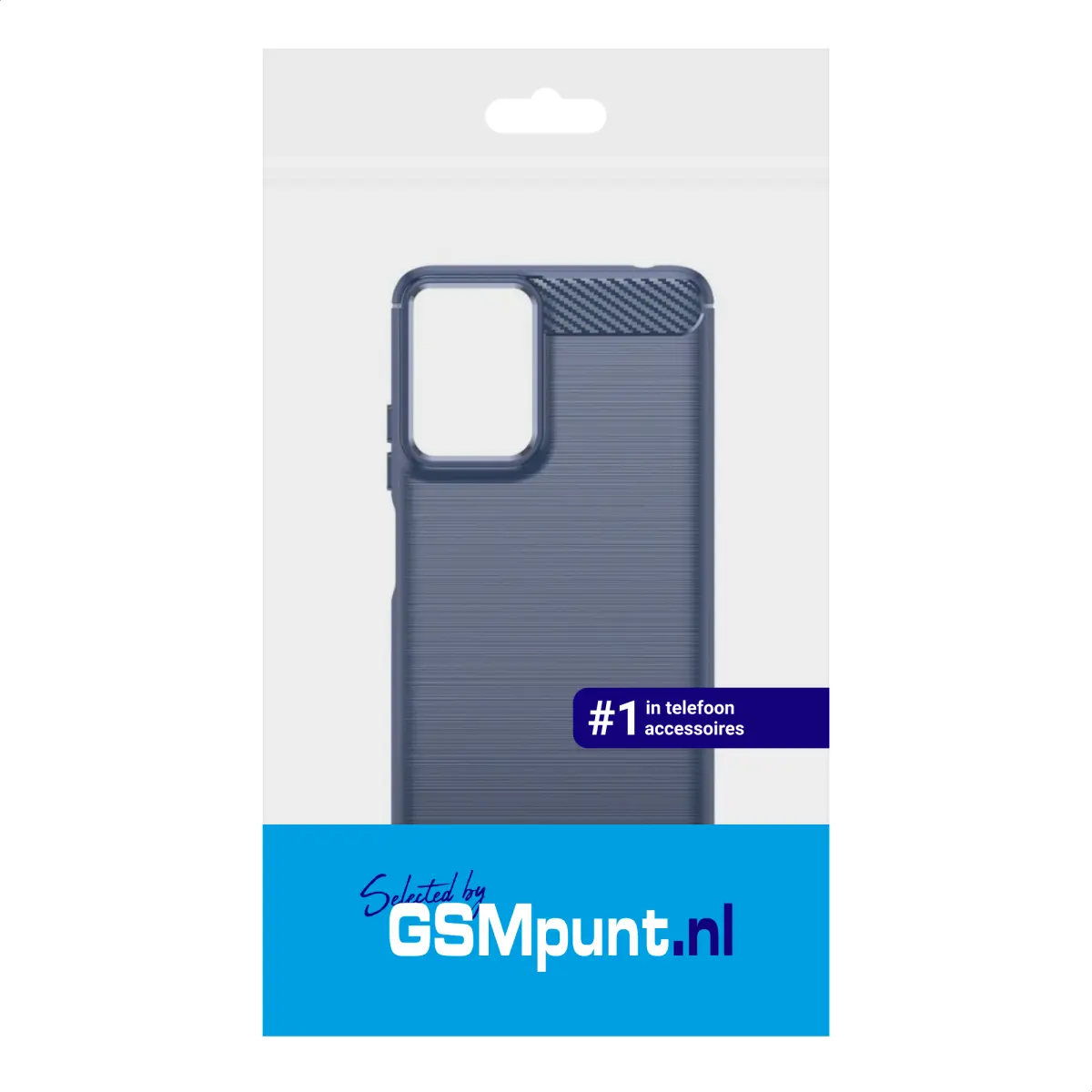 Motorola Moto E14 Hoesje Geborsteld TPU Flexibele Back Cover Blauw afbeelding 10