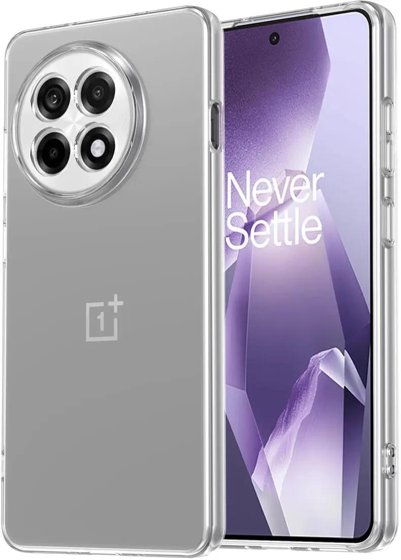 OnePlus 13R Hoesje Dun TPU Back Cover Transparant afbeelding 1