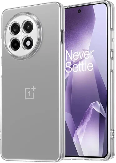 OnePlus 13R Hoesje Dun TPU Back Cover Transparant afbeelding 1