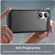 Xiaomi Poco X7 Pro Hoesje Geborsteld TPU Flexibele Back Cover Zwart afbeelding 6